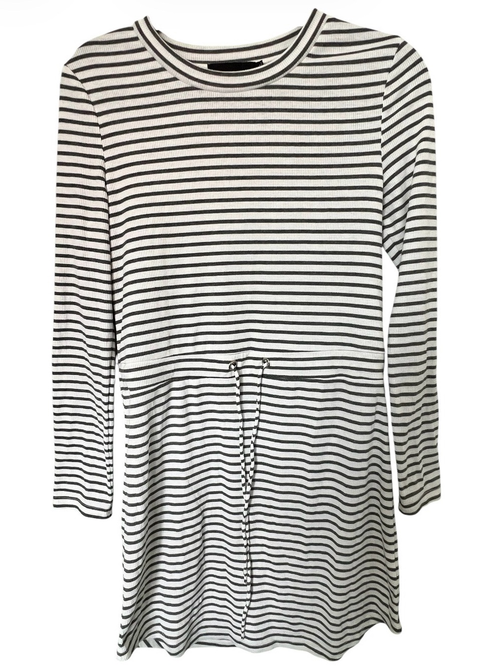 MINKPINK Gray & White Striped Top